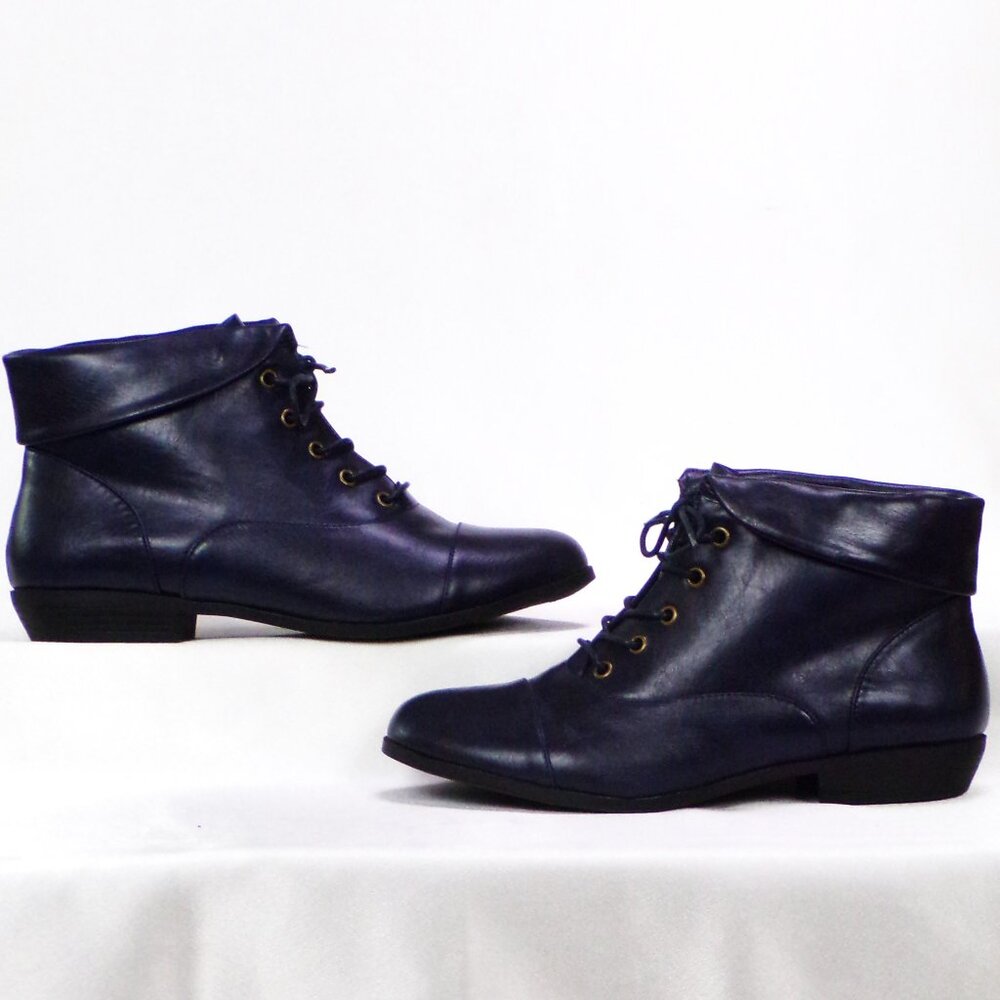 COMFORT VIEW 10M DARCY dark-blue low-heel ankle boots all synthetic materials